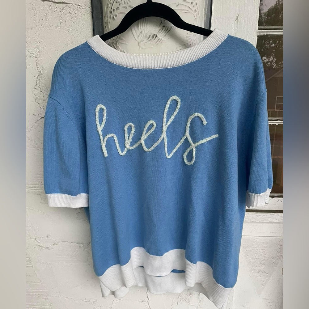 Queen of Sparkles Tarheels Top Large